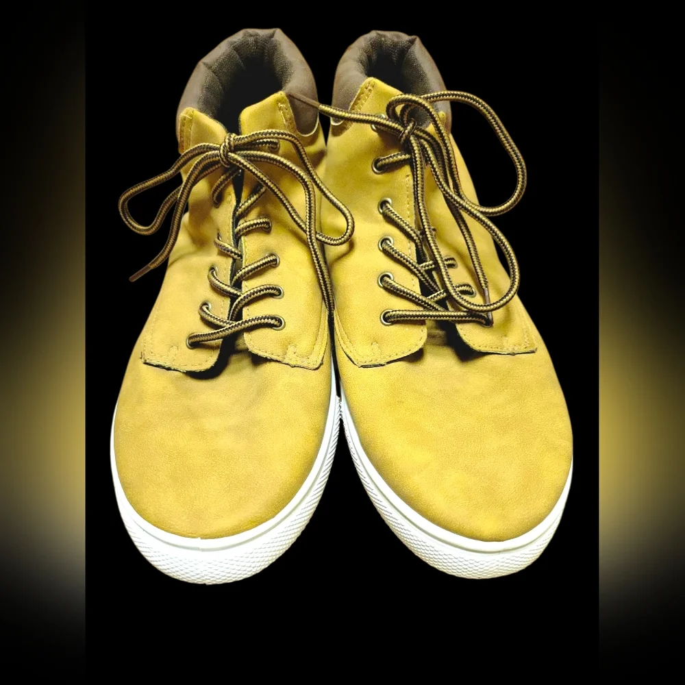 Mission Ridge Men's Wheat Mid-top Hybrid Chukka Lace Up Sneaker Boot, Sz 10